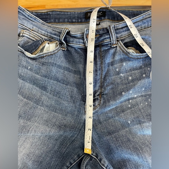 Judy Blue size 14W denim blue jeans modest mature plus size minimalist casual - Picture 13 of 16